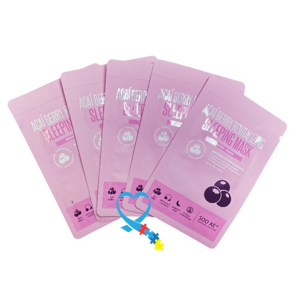 4/$12 💥 NEW Acai Berry Revitalizing Overnight Sleeping Mask Soo Ae (930) - Picture 1 of 2